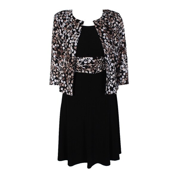 jessica howard sleeveless leaf print jumpsui