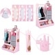 preview thumbnail 10 of 10, Kids Dress up Storage with Mirror and Storage Bin - 18.7"D x 32.3"W x 45.3"H
