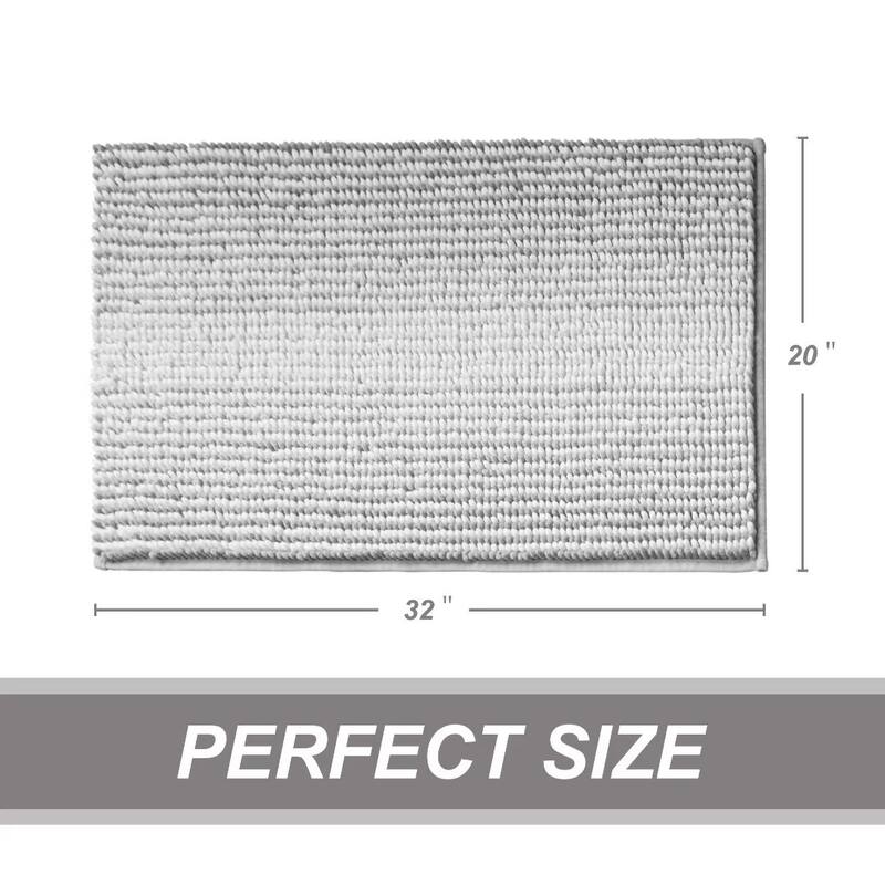 Ombre Chenille Non-Slip Bath Rug