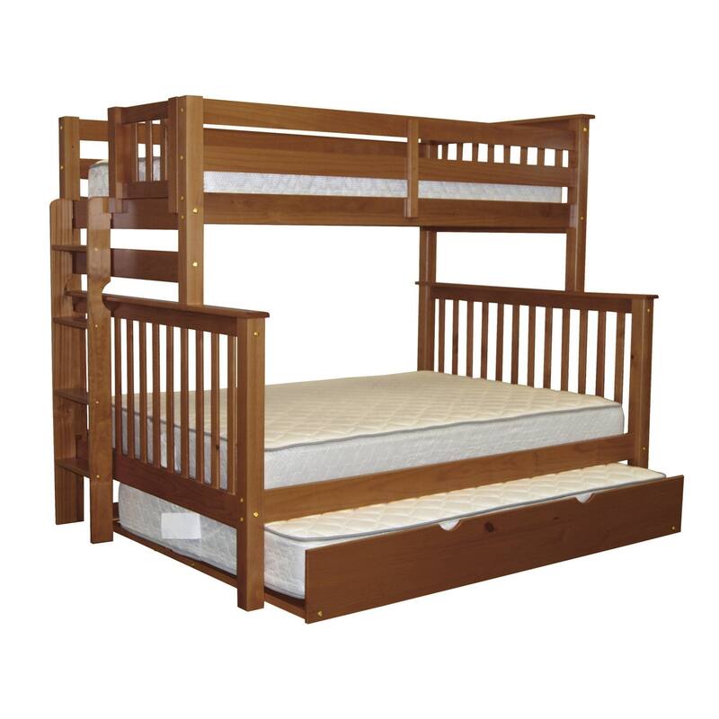 Taylor & Olive Trillium Twin over Full Bunk Bed Ladder, Full Trundle