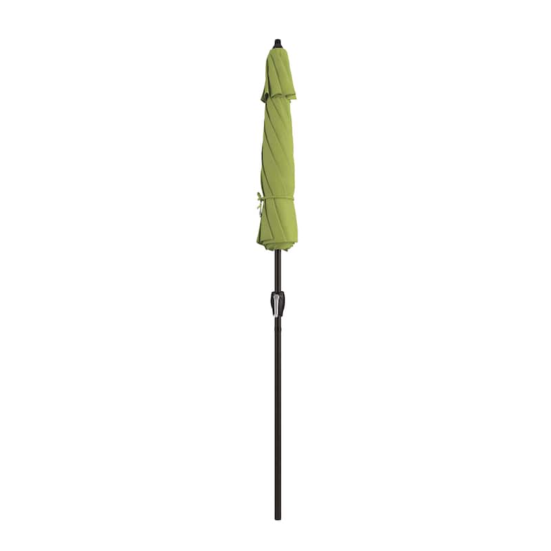 North Bend 7.5-foot Crank Lift Auto Tilt Sunbrella Fabric Patio Umbrella by Havenside Home
