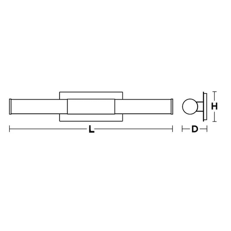 AFX DAXV3605L30D1 Dax 2 Light 36" Wide LED Bath Bar