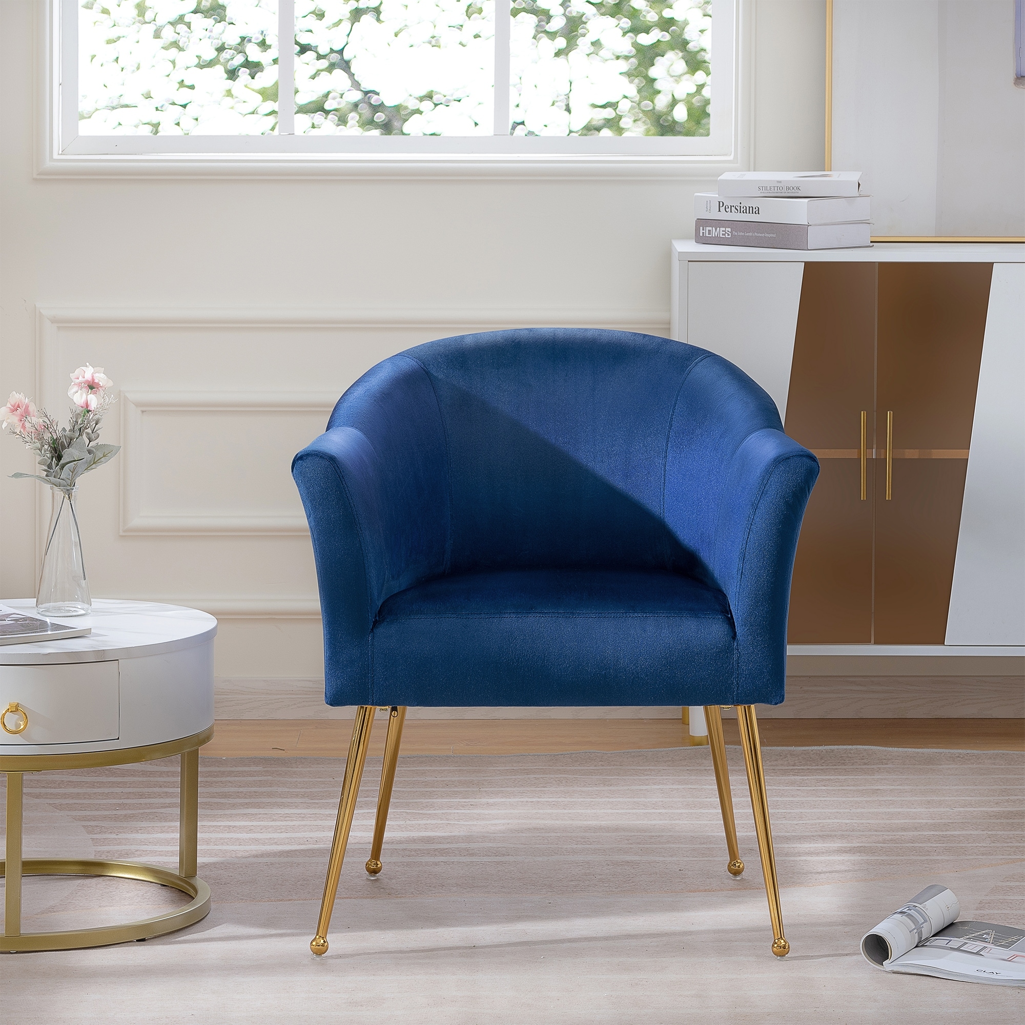 Gold reading hotsell chair