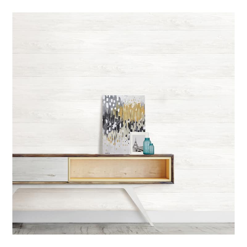 NuWallpaper Reclaimed Shiplap Peel & Stick Wallpaper - 216in x 20.5in x 0.025in