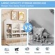 preview thumbnail 14 of 30, Kids Wooden Bookshelf Toy Storage Organizer