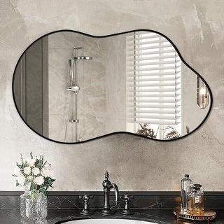 SEI Furniture Olivia Mirrored Squares Wall Sculpture
