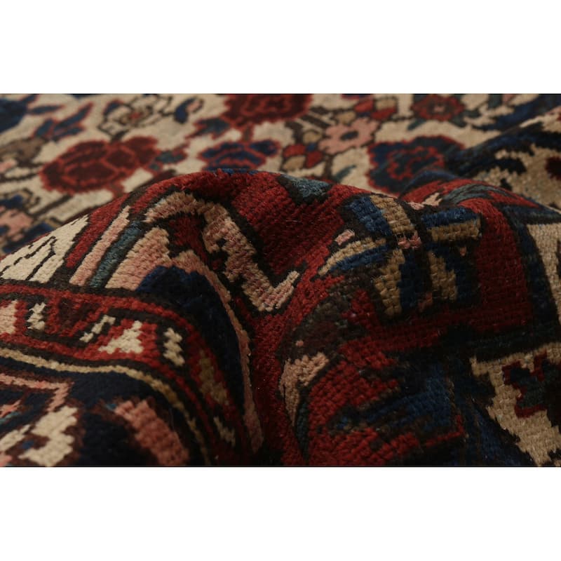 ECARPETGALLERY Hand-knotted Anatolian Vintage Red Wool Rug - 4'1 x 6'2