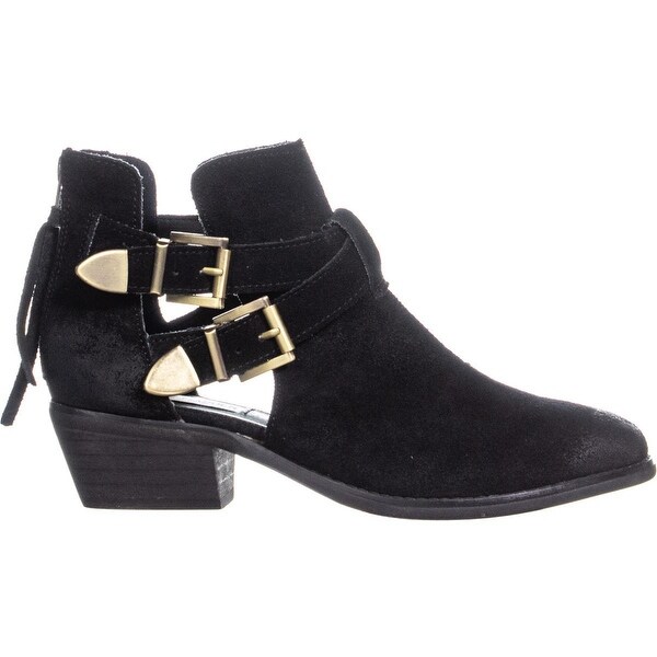 steve madden open side booties