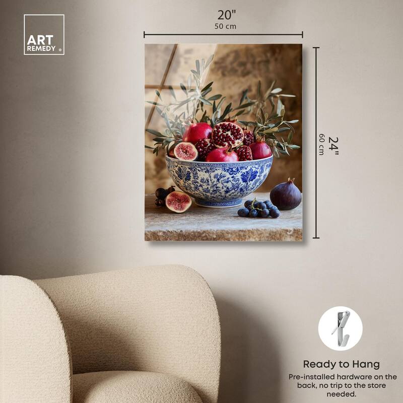 Grape Gathering Acrylic by Art Remedy, Ready to Hang