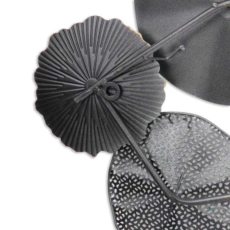 Astoraforge Multicolor Metal Coastal Multi Dimensional Flower Burst Wall Decor
