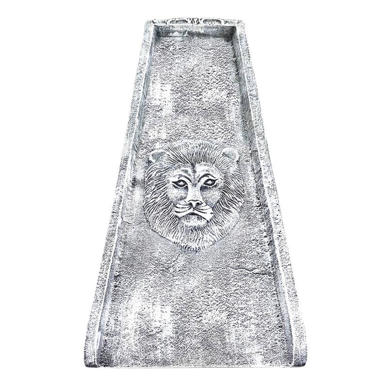 Lion Cast Aluminum Downspout Gutter 24 in. Splash Block