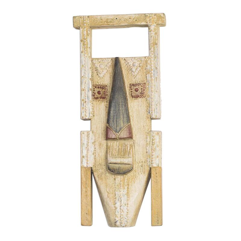 Novica Handmade Anuonyam African Wood Mask