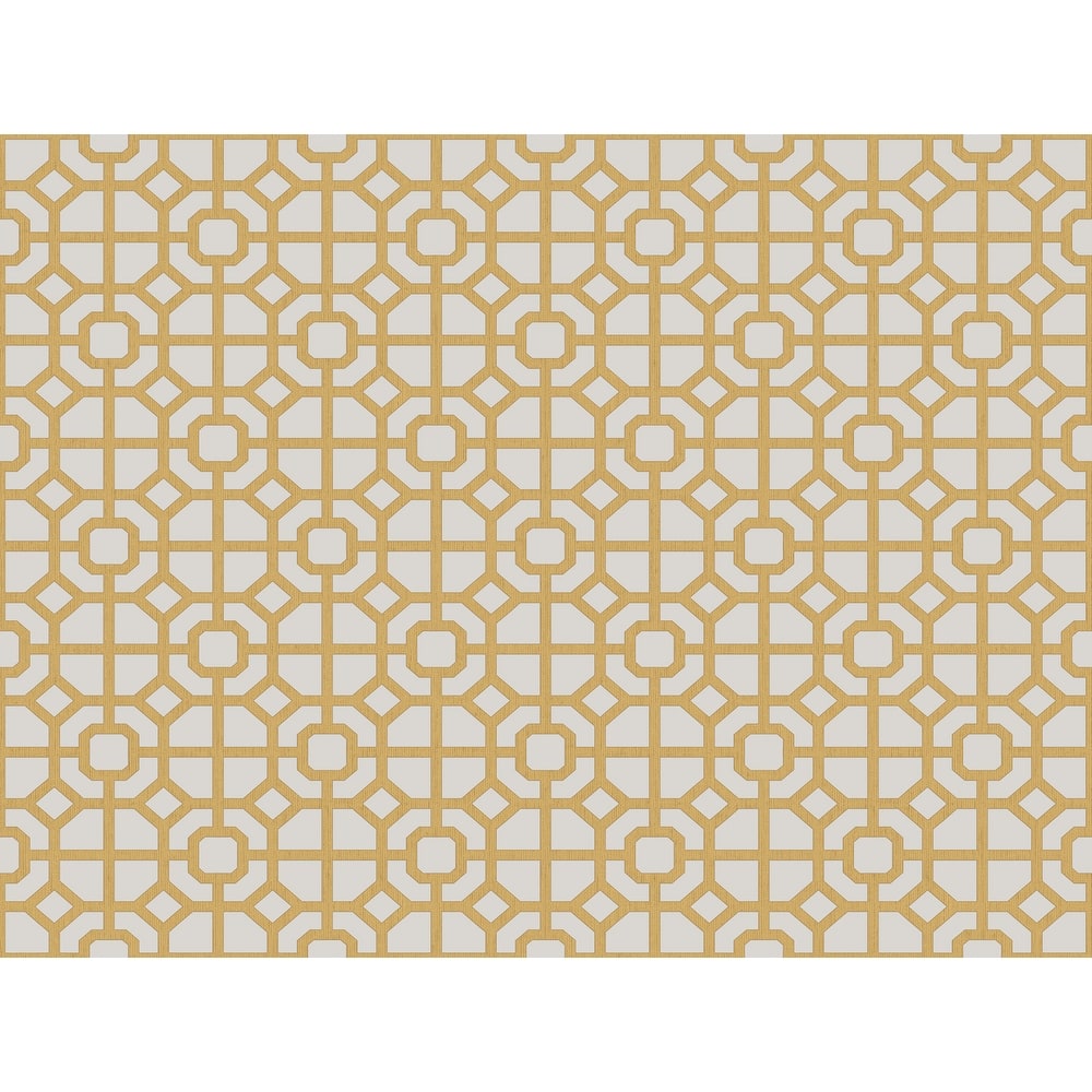 Galerie Wallcoverings Spring Blossom Geometric Lattice Non-woven Matte Wallpaper Roll