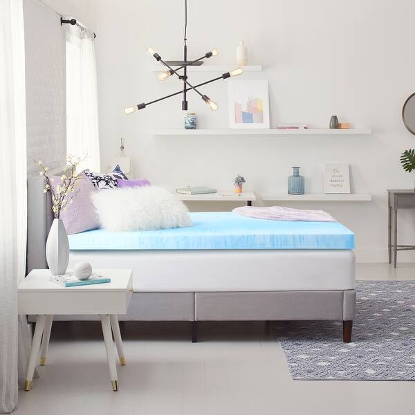Shop Comfort Revolution 4 Gel Infused Memory Foam Mattress Topper