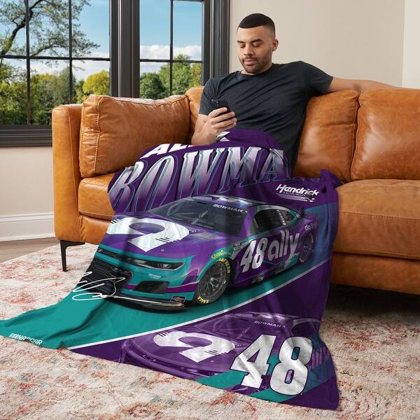 NASCAR Reflection Silk Touch Throw Blanket - Bed Bath & Beyond 