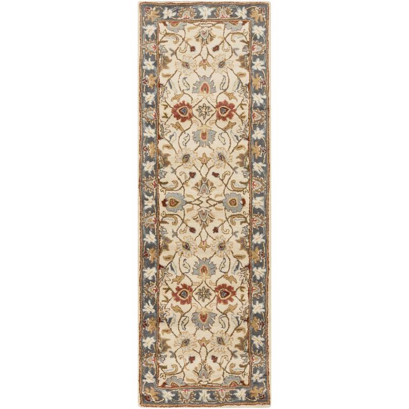 Livabliss Caesar Updated Traditional Border Area Rug.