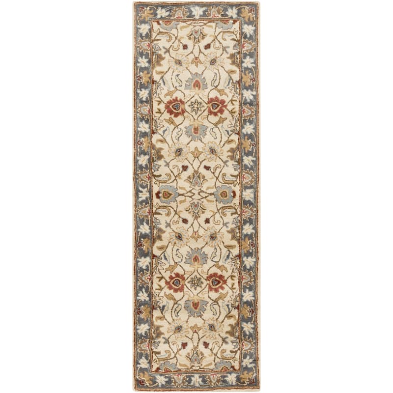 Livabliss Caesar Updated Traditional Border Area Rug.