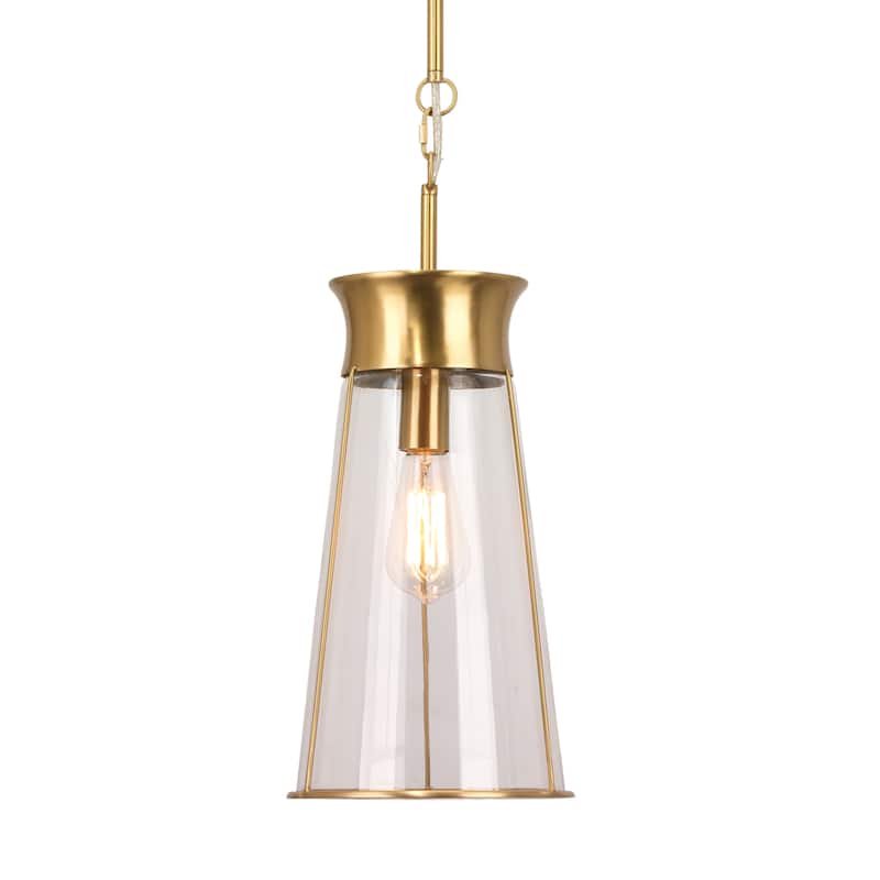 Jamie Young Nara 1-Light Pendant, Antique Brass - 60 Max Wattage; 120 Volts
