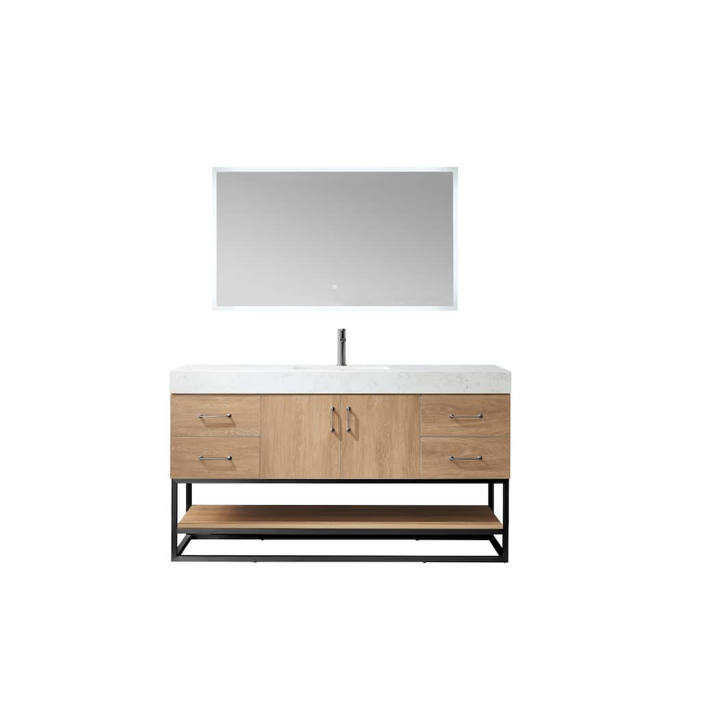 Miseno MV789060BS Alistair 60" Free Standing Single Basin Vanity Set