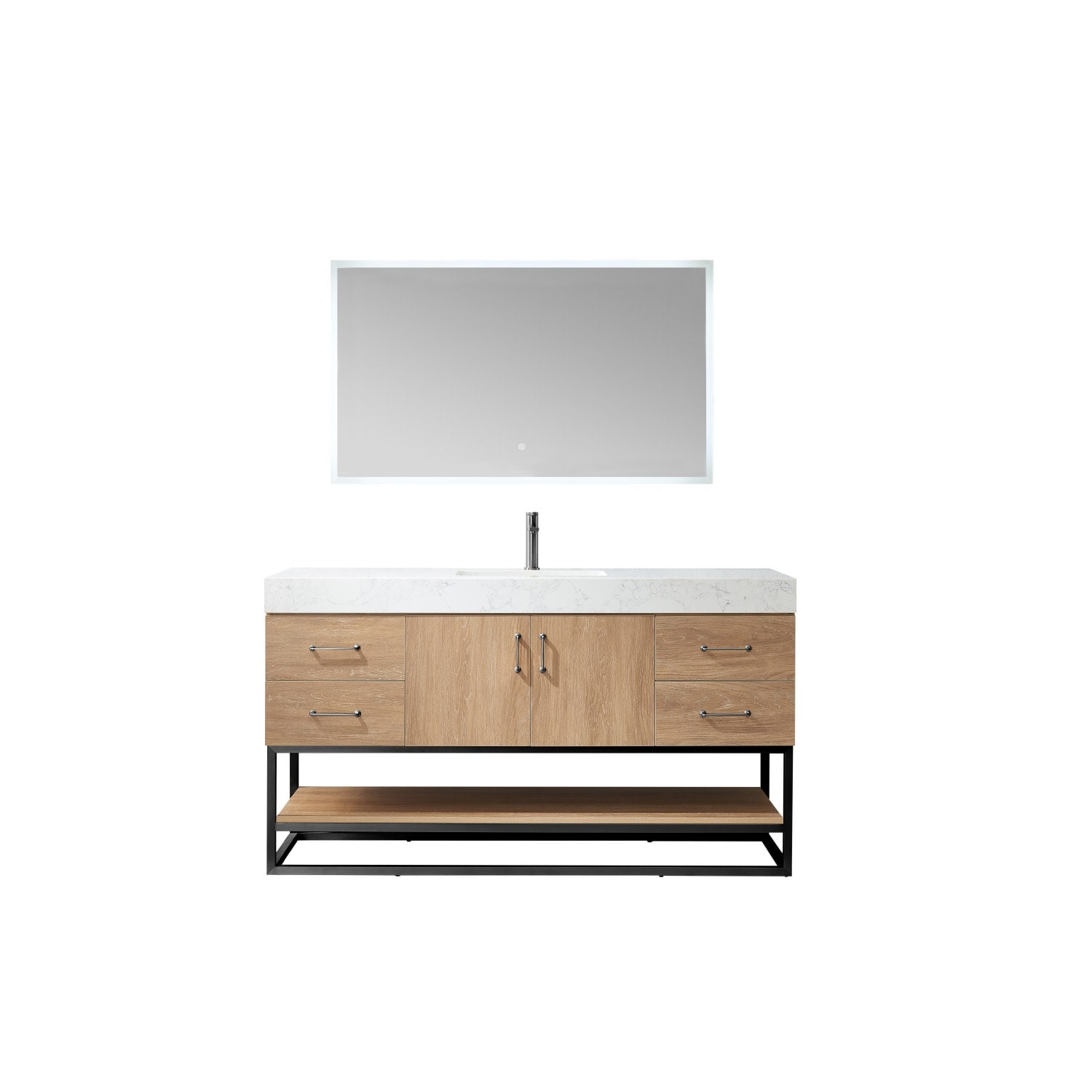 Miseno MV789060BS Alistair 60" Free Standing Single Basin Vanity Set
