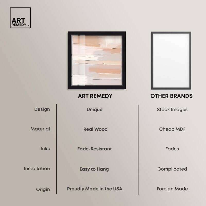 Roseate Cream Tones I Shadowbox by Art Remedy