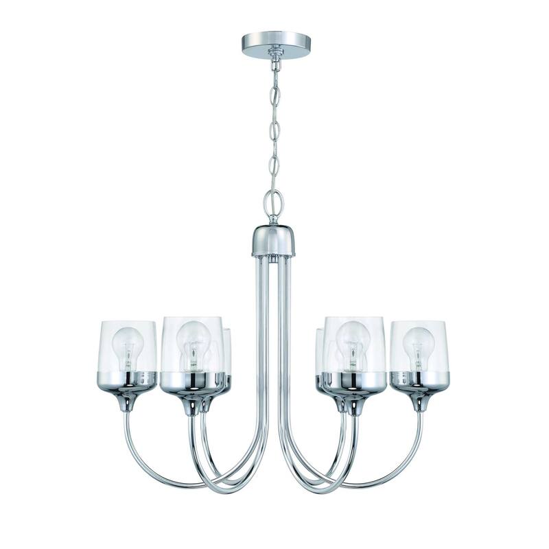 Craftmade 58126 Wrenn 6 Light 26" Wide Chandelier