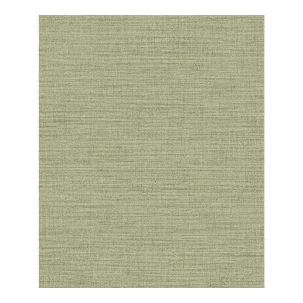 Zora Light Green Linen Texture Wallpaper - 21 x 396 x - Overstock - 33051518 Zora Light Green Linen Texture Wallpaper - 21 x 396 x - Overstock - 33051518
