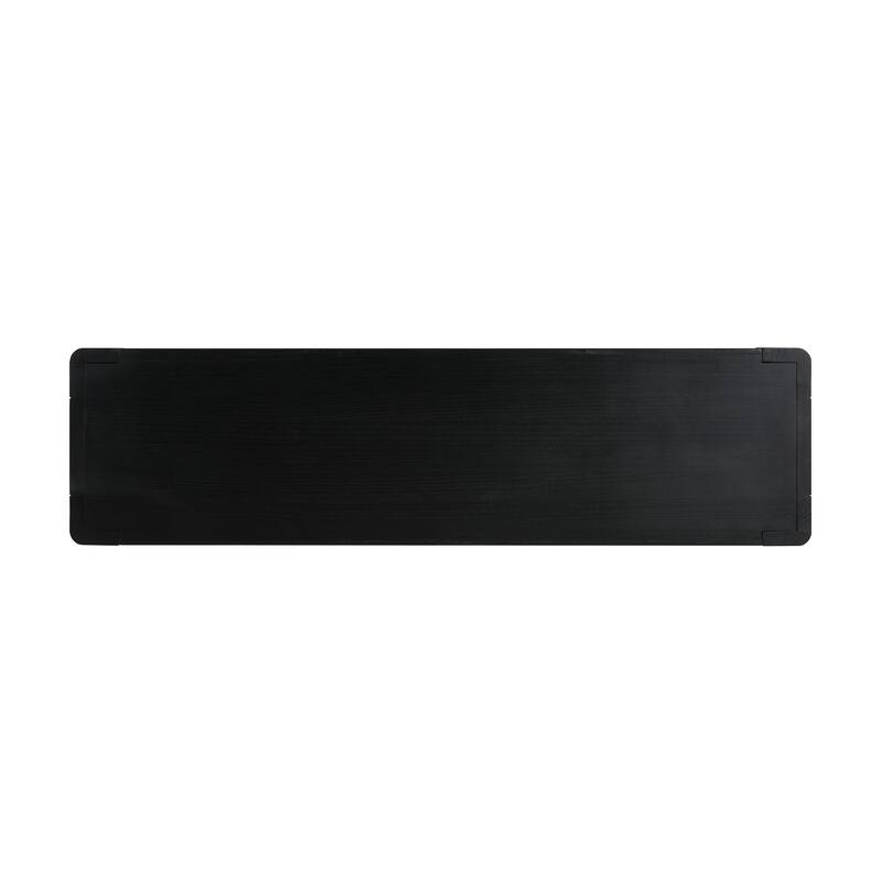 Mirod Modern Farmhouse Console Table,Elegant Minimalist Design with Premium Wood Veneer and Rounded Corners