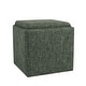 preview thumbnail 13 of 15, HomePop Storage Ottoman with Tray Top