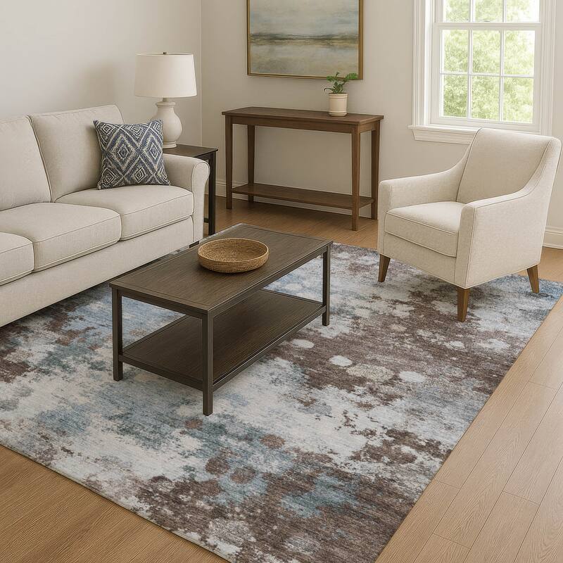 Premium Washable Super Soft Abstract Contemporary Mayfield Rug