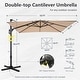 preview thumbnail 18 of 26, MAISON ARTS 12 FT Cantilever Umbrella 360 Degree Rotation & 6-Tilt Adjustable