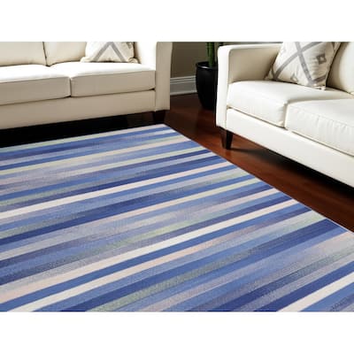 Bukux Power Loomed Distressed Abstract Modern Non Skid Stain Resistant Area Rug By HomeRoots - 138' X '100' X '0.39