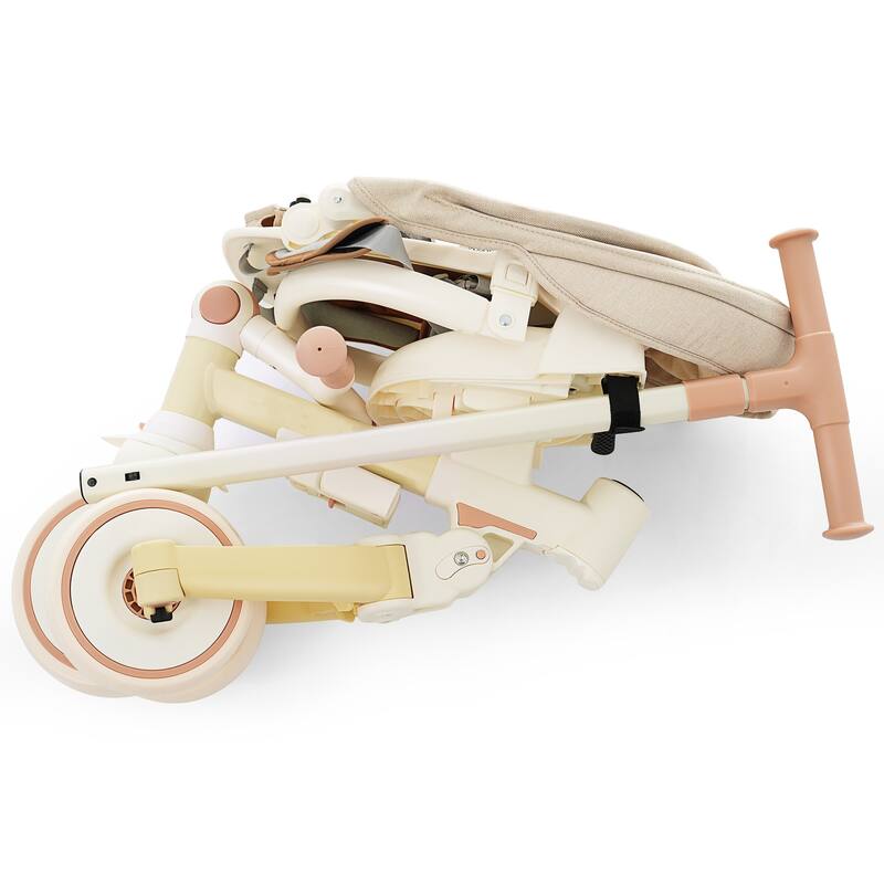 7 In 1 Baby Tricycle, Foldable Toddler Tricycle With Removable And Adjustable Parent Handle,For 12-72 Months