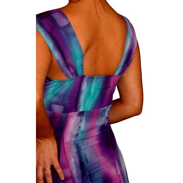 purple and black cocktail dress