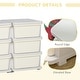 preview thumbnail 10 of 24, 3 Tier Kids Storage Unit, 6 Drawer Chest Toy Organizer Plastic Bins for Kids Bedroom Nursery Kindergarten Living Room