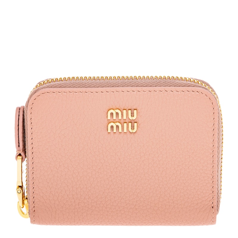 Miu Miu Leather Coin Purse - Pink