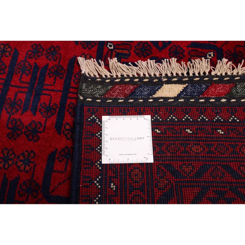 ECARPETGALLERY Hand-knotted Finest Khal Mohammadi Red Wool Rug - 6'10 x 10'2