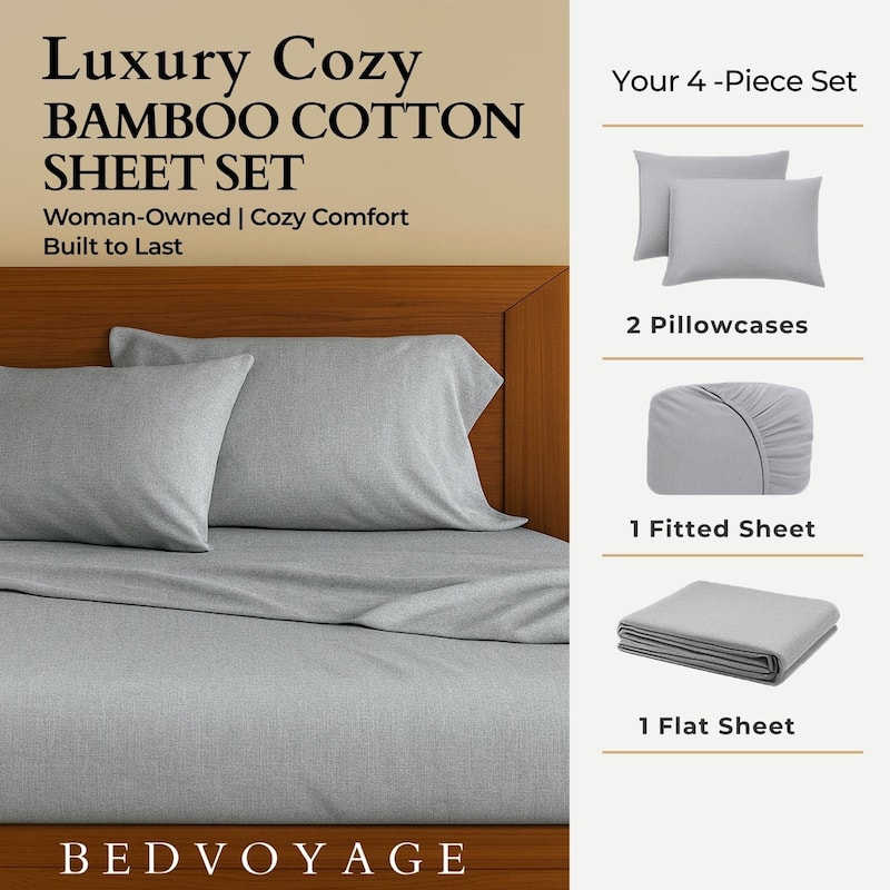 BedVoyage Melange viscose from Bamboo Bed Sheets