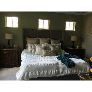 Jillian Upholstered King-size Bed - Free Shipping Today ...