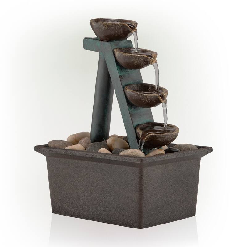 4-tiered Step Tabletop Fountain