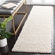 preview thumbnail 17 of 89, SAFAVIEH Venus Shag Kiwako 1.75-inch Thick Rug 2'2" x 10' Runner - Ivory - Runner