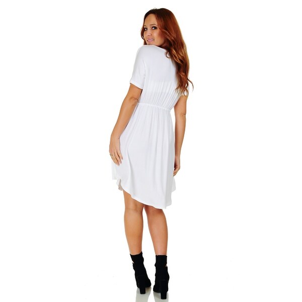 casual blouson dress