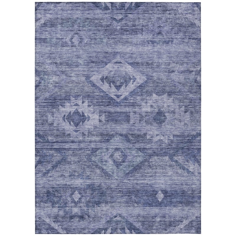 HomeRoots Southwestern Transitional Rectangle Outdoor Rug