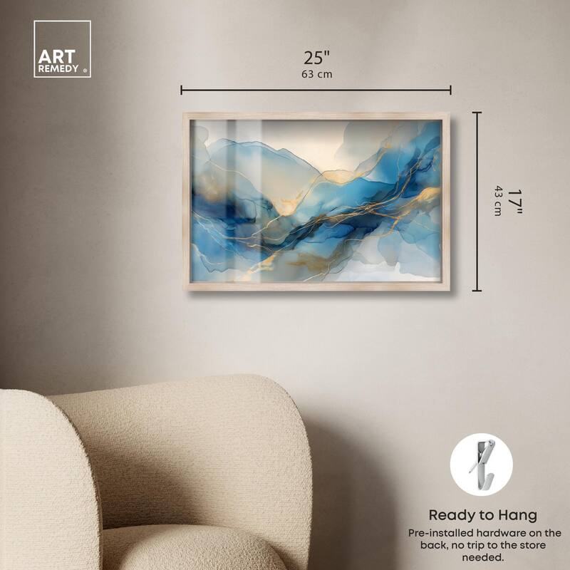 Postmodern Flow II Shadowbox by Art Remedy