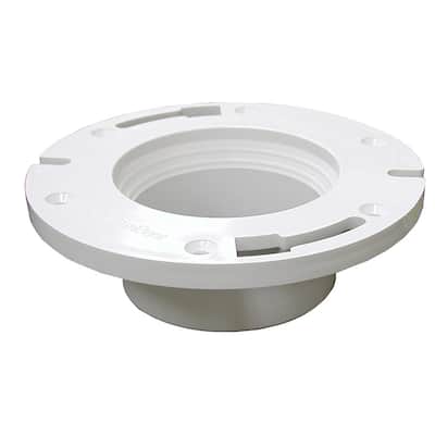 Jones Stephens C51340 3 X 4 PVC Flat Closet Flange
