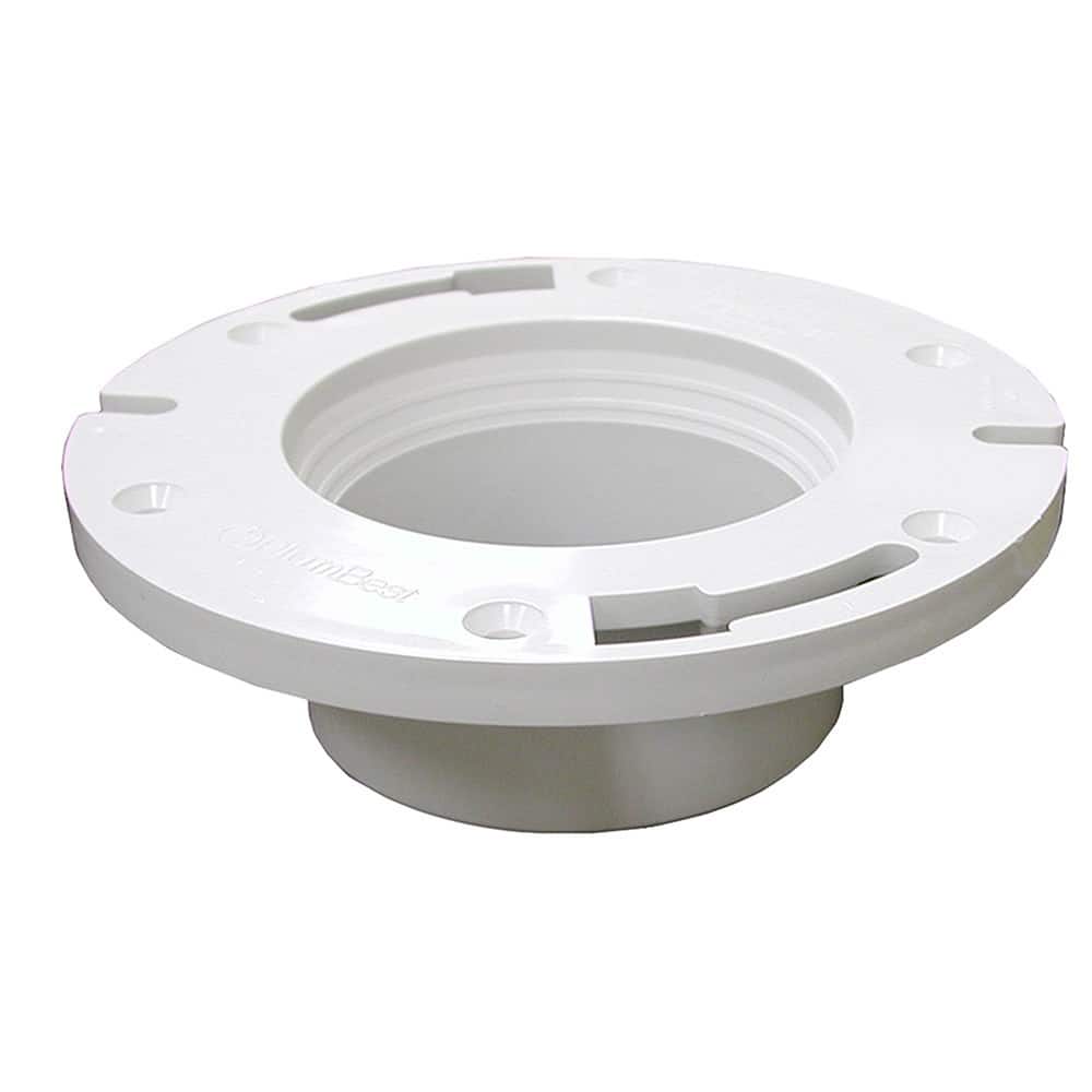 Jones Stephens C51340 3 X 4 PVC Flat Closet Flange