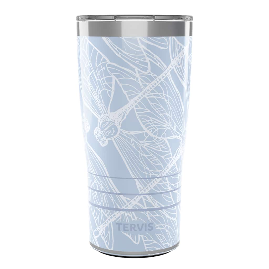 Tervis Traveler Dragonfly Sky Triple Walled Insulated Travel Tumbler, Stainless Steel