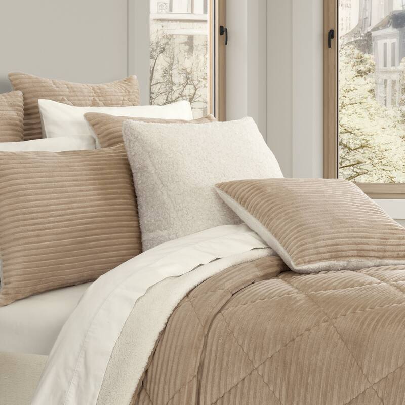 J. Queen New York Solace Wedge Pillow - Natural