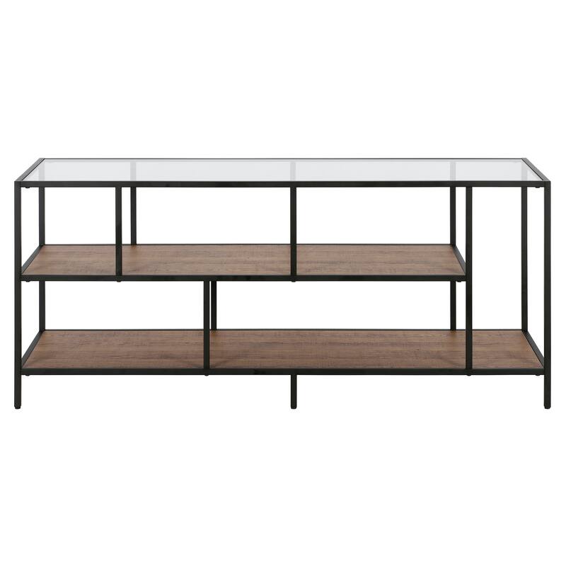 Winthrop Rectangular TV Stand with Metal Shelves for TV's up to 60"