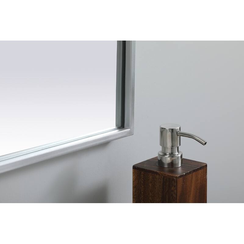 Indigo Home Metal Frame Arch Mirror 24x30 Inch